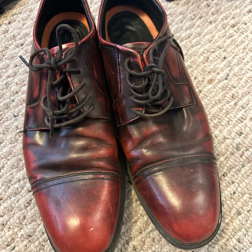 Black rockport men’s dress shoes